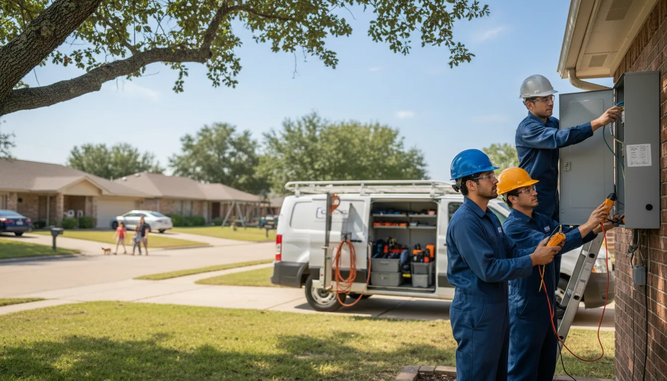 Certified electrician providing emergency electrical services in Emmalena, KY